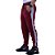 Calça Masculina Moletom MXD Conceito Bordô detalhe Mescla - Imagem 1