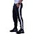 Calça Masculina MXD Conceito Moletom Preto com detalhe Mescla Alvejado - Imagem 1