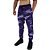 Calça Masculina Moletom MXD Conceito Camuflado Azul - Imagem 1