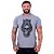 Camiseta Tradicional Masculina Manga Curta MXD Conceito Owl And Skull - Imagem 2