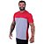 Camiseta Bicolor MXD Conceito Vermelho e Mescla Tradicional - Imagem 2