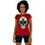 Camiseta Babylook Feminina MXD Conceito Caveira Popstar - Imagem 3