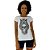 Camiseta Babylook Feminina MXD Conceito Coruja da Caveira Sabia - Imagem 1