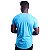 Camiseta Longline 100% Algodão Masculina MXD Conceito Azul Piscina - Imagem 2