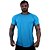 Camiseta Longline 100% Algodão Masculina MXD Conceito Azul Piscina - Imagem 1