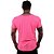 Camiseta Longline 50/50 Algodão e Poliéster Masculina MXD Conceito Rosa Fluorescente - Imagem 2