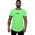 Camiseta Longline 50/50 Algodão e Poliéster Masculina MXD Conceito Verde Fluorescente - Imagem 1