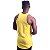 Regata Longline Cavada Lisa Masculina MXD Conceito 100% Algodão Amarela - Imagem 2