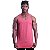 Regata Longline Cavada Lisa Masculina MXD Conceito 50% Algodão 50% Poliéster Mescla Vermelho - Imagem 3