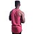 Regata Longline Cavada Lisa Masculina MXD Conceito 50% Algodão 50% Poliéster Mescla Vermelho - Imagem 2