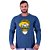 Camiseta Manga Longa Moletinho MXD Conceito Big Smile Skull Óculos Escuro - Imagem 2