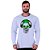 Camiseta Manga Longa Moletinho MXD Conceito Caveira De Headset - Imagem 2