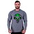 Camiseta Manga Longa Moletinho MXD Conceito Caveira De Headset - Imagem 1