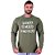 Camiseta Manga Longa Moletinho MXD Conceito Fecha A Cara E Treina Academia - Imagem 3