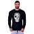 Camiseta Manga Longa Moletinho MXD Conceito Forest Skull Caveira Floresta - Imagem 1