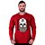 Camiseta Manga Longa Moletinho MXD Conceito Skull Beard X Boné - Imagem 1