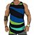 Regata Longline Masculina MXD Conceito FullPrint Ondulação Colorida - Imagem 1