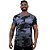 Camiseta Longline Malha PV Poliviscose Masculina MXD Conceito Camuflado Cinza Black Militar - Imagem 1