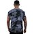 Camiseta Longline Malha PV Poliviscose Masculina MXD Conceito Camuflado Cinza Black Militar - Imagem 2