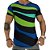 Camiseta Longline Fullprint Masculina MXD Conceito Ondulação Colorida - Imagem 1