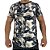 Camiseta Longline Fullprint Masculina MXD Conceito Folhas do Dia - Imagem 1