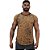 Camiseta Longline Fullprint Masculina MXD Conceito Marrom Ramificado - Imagem 1