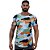 Camiseta Longline Fullprint Masculina MXD Conceito Tons de Felicidade - Imagem 1