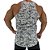 Regata Longline Masculina MXD Conceito FullPrint Mármore Branco - Imagem 2