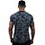 Camiseta Longline Fullprint Masculina MXD Conceito Roses and Skull Dark - Imagem 2