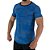 Camiseta Longline Fullprint Masculina MXD Conceito Azul Corroído - Imagem 1