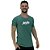 Camiseta Diferenciada Masculina KM MXD Conceito Verde Desbotado Pincelado - Imagem 1