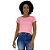 Camiseta Babylook Canelada KM MXD Conceito Rosa Bebê - Imagem 1