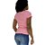 Camiseta Babylook Canelada KM MXD Conceito Rosa Bebê - Imagem 2