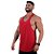 Regata Super Cavada Masculina MXD Conceito 100% Algodão Vermelha Lisa - Imagem 2