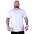 Camiseta Plus Size Tradicional Manga Curta MXD Conceito 100% Algodão Branco - Imagem 1