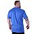 Camiseta Plus Size Tradicional Manga Curta MXD Conceito 100% Algodão Azul - Imagem 2