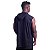 Regata Machão com Capuz Longline MXD Conceito 100% Algodão Preto Básico - Imagem 2