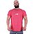 Camiseta Longline BENETTON Masculina MXD Conceito Vermelho Claro - Imagem 1
