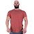 Camiseta Longline BENETTON Masculina MXD Conceito Marrom/Laranja - Imagem 1
