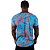 Camiseta Longline Fullprint Masculina MXD Conceito Tie Dye Azul - Imagem 2