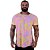 Camiseta Longline Fullprint Masculina MXD Conceito Tie Dye Amarelo - Imagem 1