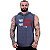 Regata Machão com Capuz Longline MXD Conceito No Pain No Gain Branco/Vermelho - Imagem 3