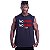 Regata Machão com Capuz Longline MXD Conceito No Pain No Gain Branco/Vermelho - Imagem 1
