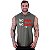 Regata Machão com Capuz Longline MXD Conceito No Pain No Gain Branco/Vermelho - Imagem 4