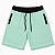Bermuda Masculina Moletom MXD Conceito Verde Bebê Liso - Imagem 2