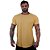 Camiseta Longline 100% Algodão Masculina MXD Conceito Amarelo - Imagem 1