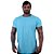 Camiseta Longline 100% Algodão Masculina MXD Conceito Azul Bebê - Imagem 1