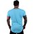 Camiseta Longline 100% Algodão Masculina MXD Conceito Azul Bebê - Imagem 2