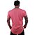 Camiseta Longline 100% Algodão Masculina MXD Conceito Rosa Coral - Imagem 2