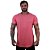 Camiseta Longline 100% Algodão Masculina MXD Conceito Rosa Coral - Imagem 1